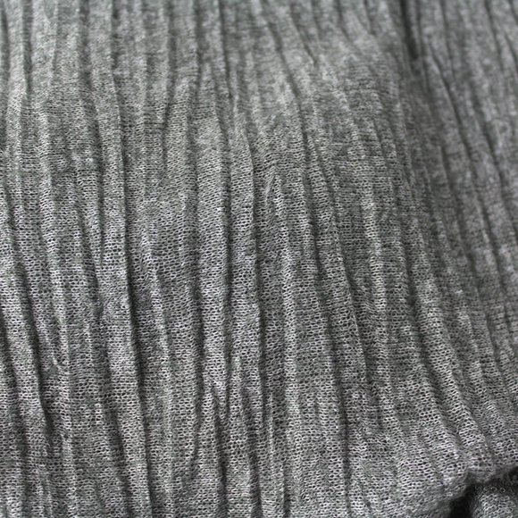 Anthropologie Meadow Rue gray crinkle knit lined tank top Sz S - Picture 5 of 9